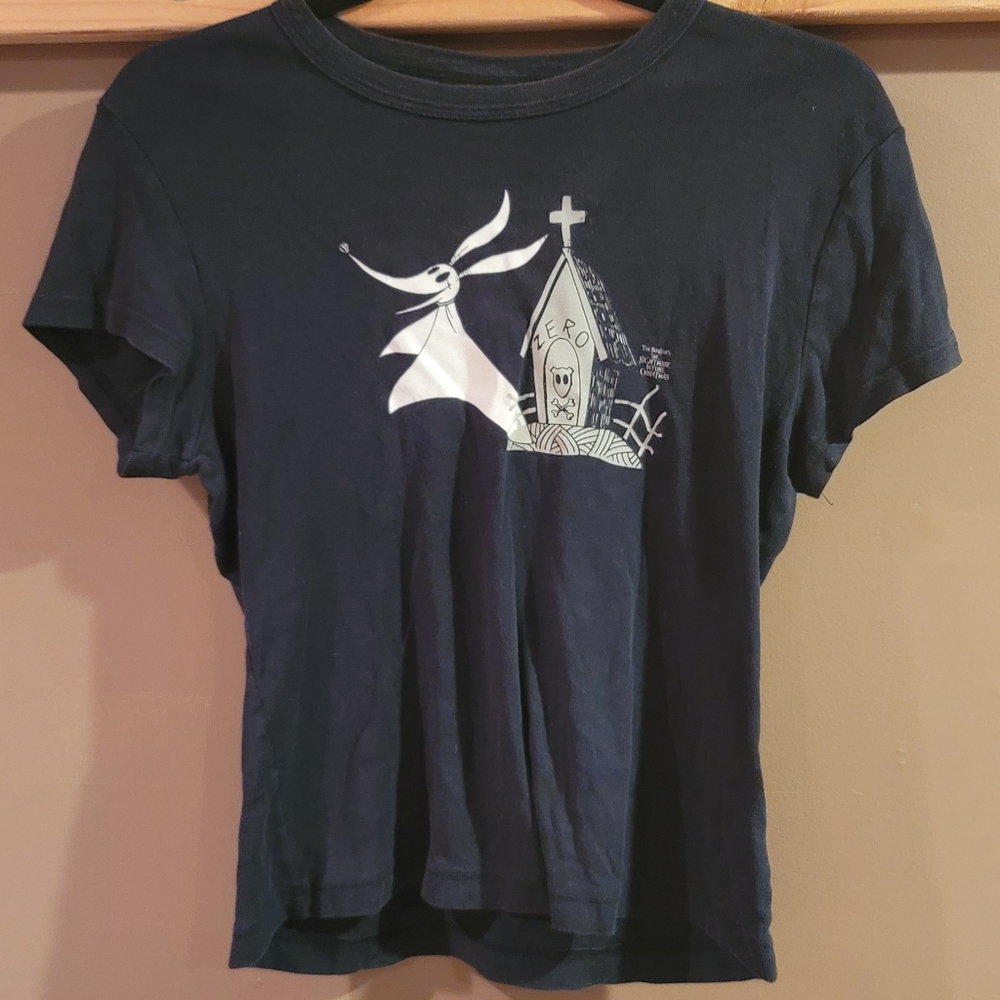 ⬇️Final price drop⬇️Early 00's vintage Nightmare before Christmas ZERO shirt